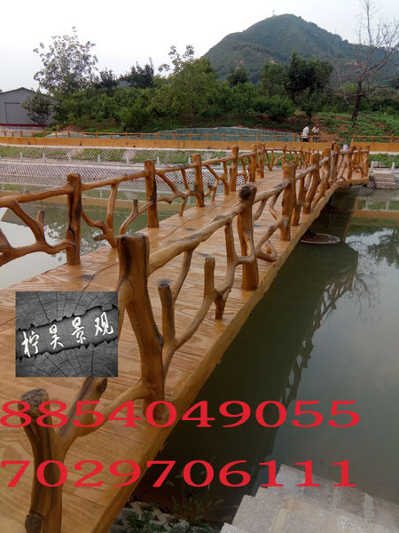 水泥仿木欄桿圖片/水泥仿木欄桿樣板圖 (2)