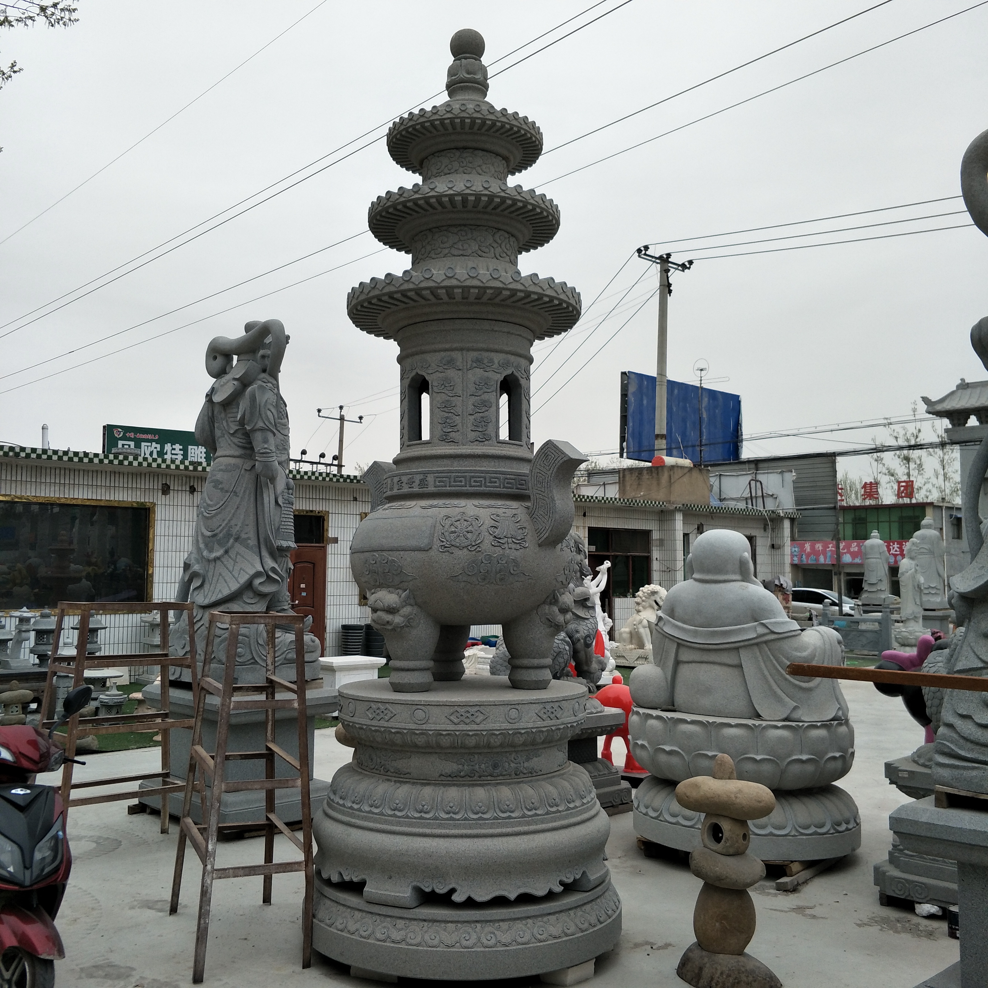石雕香爐 鼎圖片/石雕香爐 鼎樣板圖 (1)