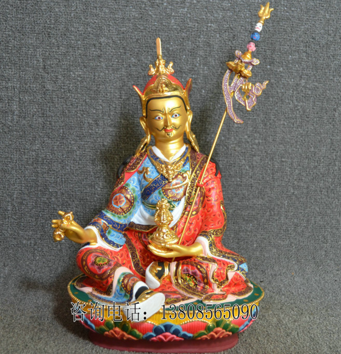 蓮花生大士佛像圖片