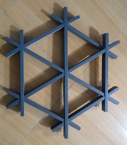 三角形鋁格柵圖片/三角形鋁格柵樣板圖 (3)
