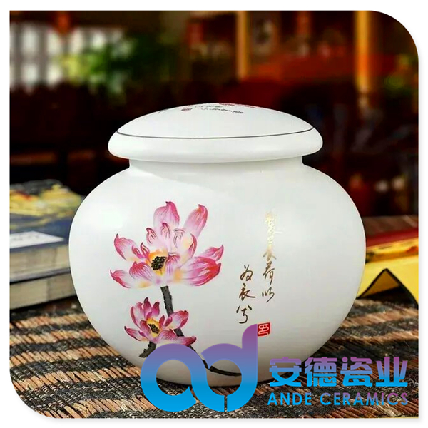 景德鎮(zhèn)高檔禮品陶瓷茶葉罐定制圖片/景德鎮(zhèn)高檔禮品陶瓷茶葉罐定制樣板圖 (3)