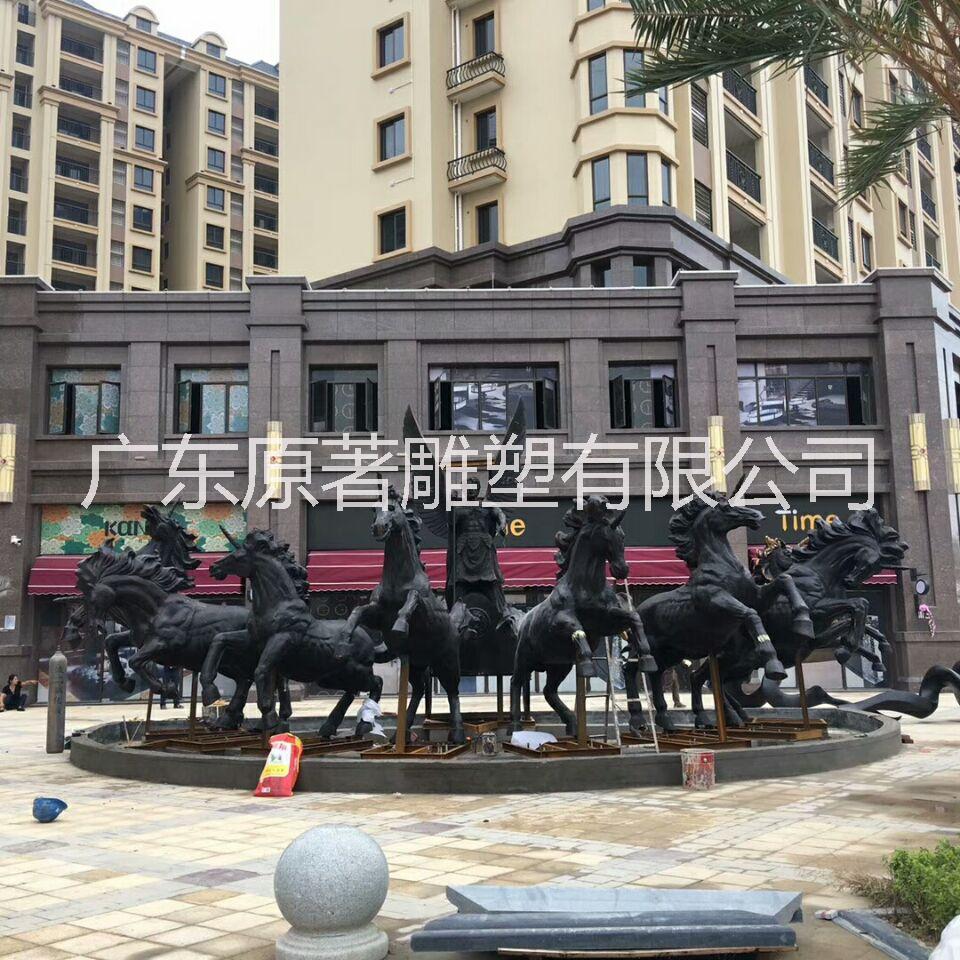 鑄銅阿波羅戰(zhàn)車雕塑圖片