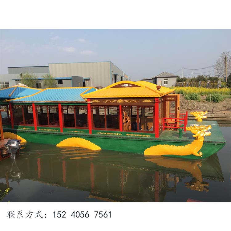 畫舫船  畫舫船仿古船 純手工木船