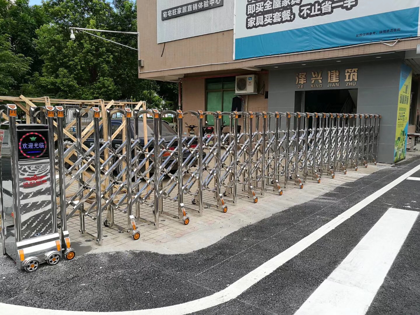 深圳伸縮門電動伸縮門維修品質(zhì)卓越圖片