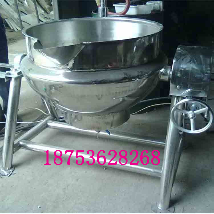 供應(yīng)山東夾層鍋廠家可傾攪拌式夾層鍋 山東夾層鍋廠家 可傾攪拌式夾層鍋