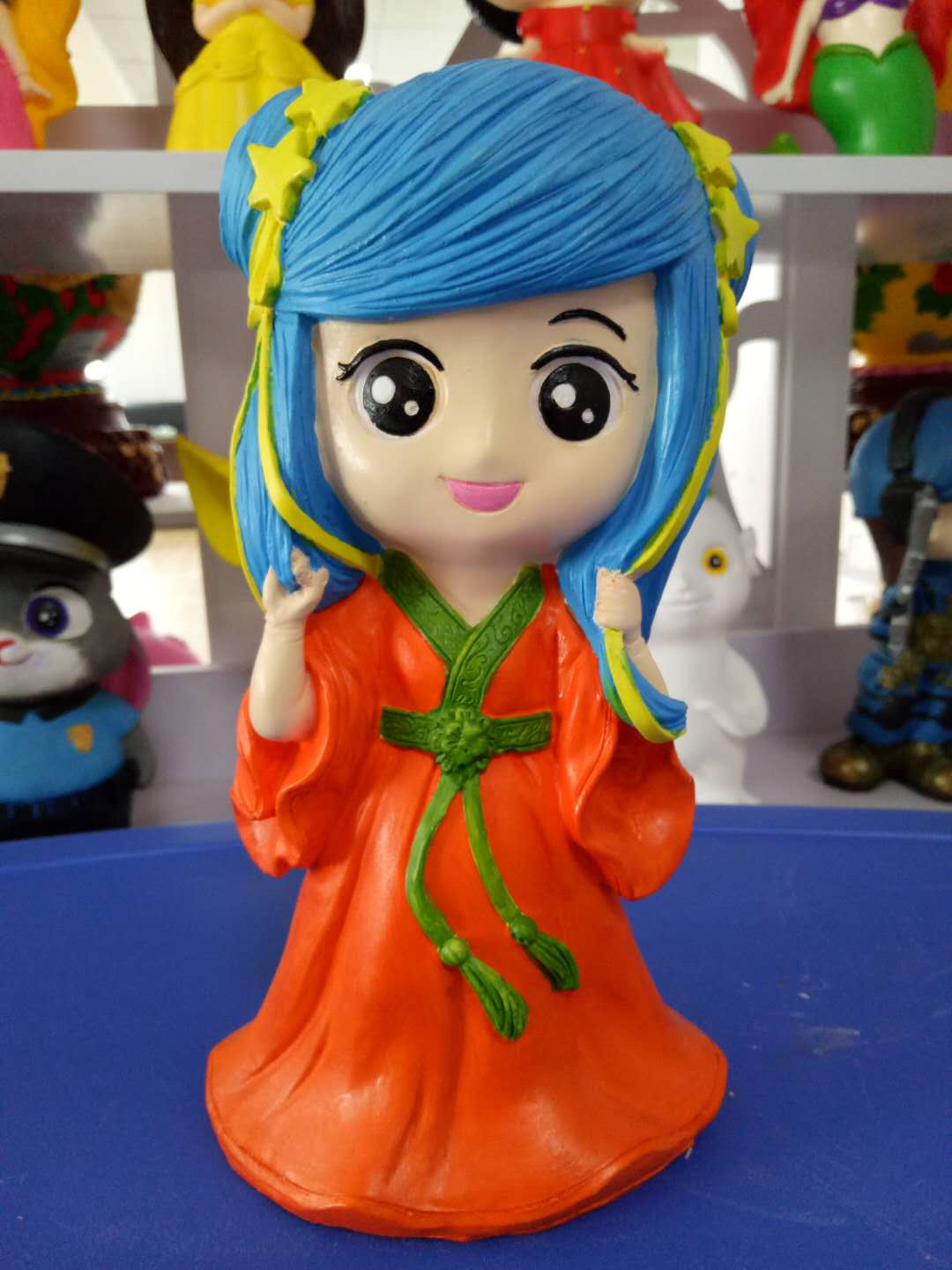 石膏彩繪娃娃圖片/石膏彩繪娃娃樣板圖 (4)