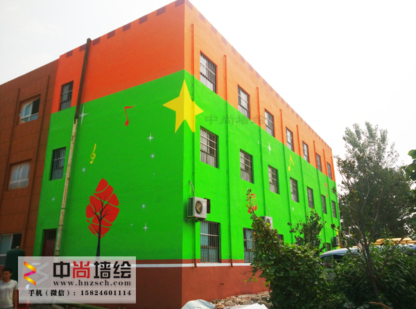 郑州市安阳幼儿园墙绘设计与施工厂家安阳幼儿园墙绘设计与施工 墙绘流程