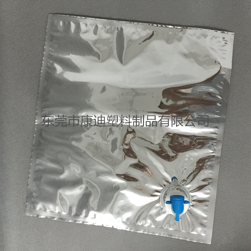 东莞市阀门塑料袋厂家透明无菌3L5L10L红酒果汁BIB盒中袋 通用液体阀门类塑料软袋 阀门盒中袋 阀门塑料袋