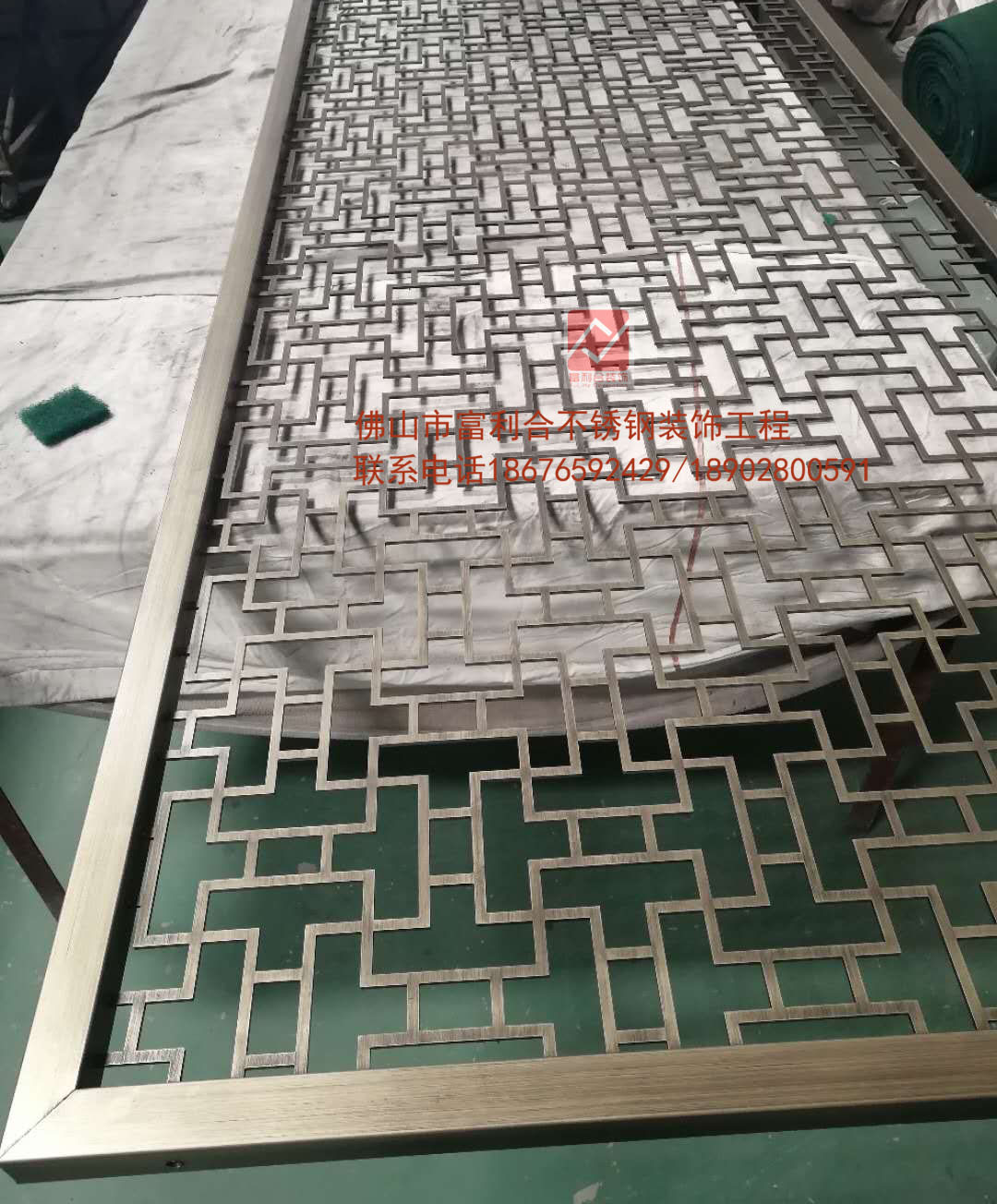 富利合不銹鋼屏風(fēng)廠家 酒店隔斷裝飾屏風(fēng) 玫瑰金現(xiàn)代屏風(fēng) 支持定做