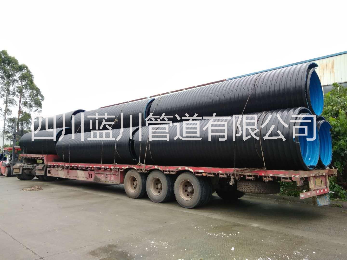 云南雙色中空壁塑鋼纏繞管批發(fā)圖片