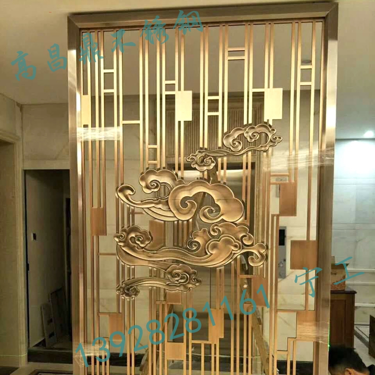 不銹鋼屏風(fēng)長沙金屬隔斷圖片/不銹鋼屏風(fēng)長沙金屬隔斷樣板圖 (4)