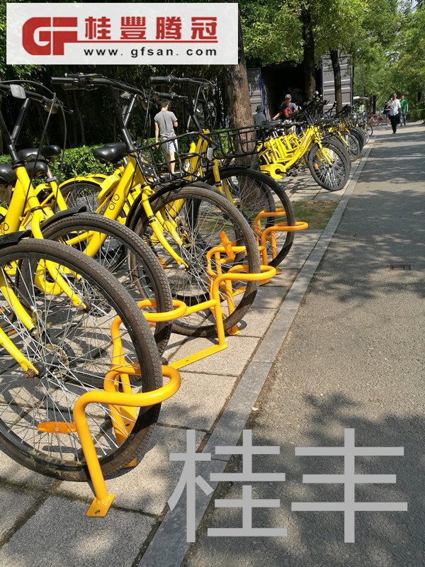 四平一學校安裝了自行車停車架圖片/四平一學校安裝了自行車停車架樣板圖 (3)
