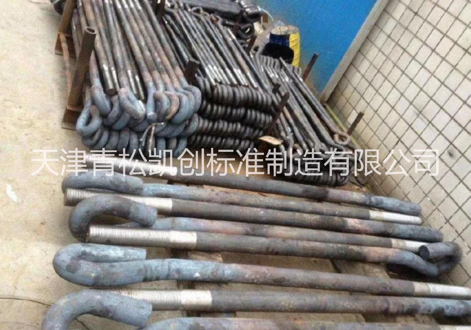 天津地腳絲廠家直銷；大型地腳螺栓圖片