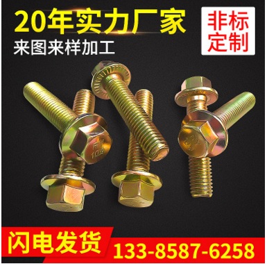 廠家定制高強度非標法蘭螺栓圖片/廠家定制高強度非標法蘭螺栓樣板圖 (1)