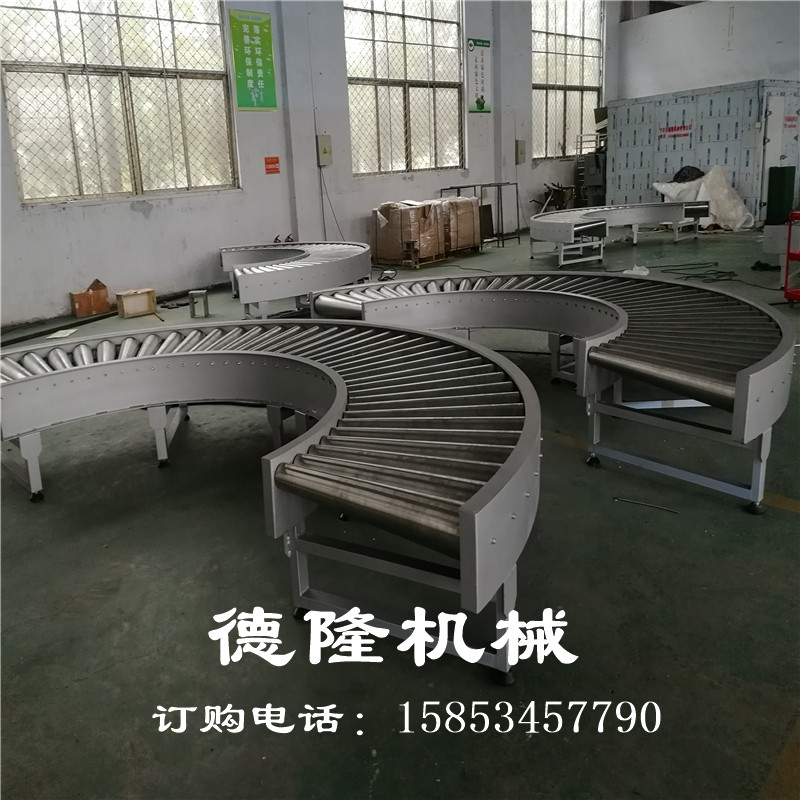 滾筒轉(zhuǎn)彎輸送機(jī)圖片/滾筒轉(zhuǎn)彎輸送機(jī)樣板圖 (3)