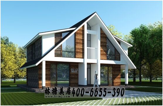 輕鋼別墅結(jié)構(gòu)輕鋼龍骨別墅河北林塘 林塘美居