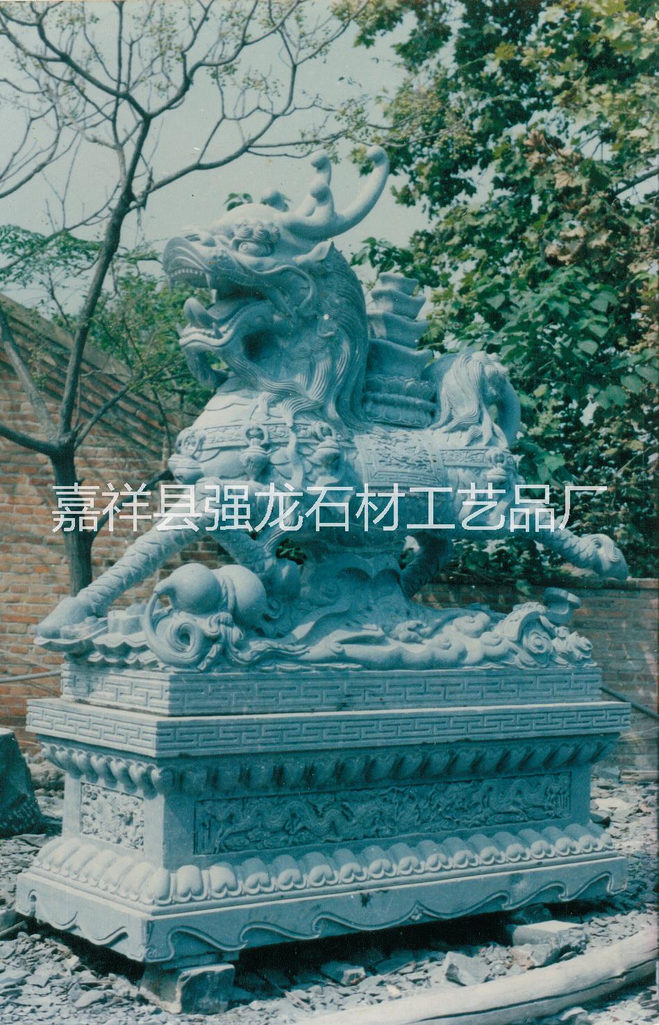 青石麒麟圖片/青石麒麟樣板圖 (4)