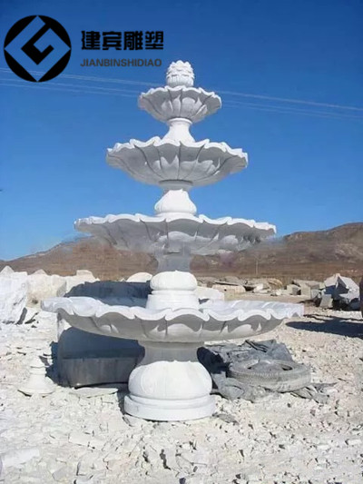 漢白玉噴泉圖片/漢白玉噴泉樣板圖 (4)