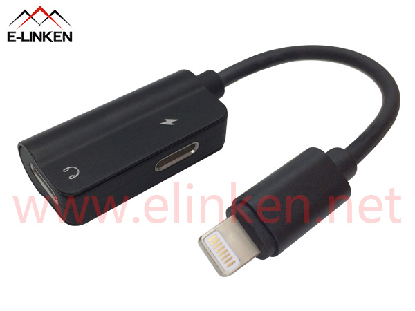 蘋果手機充電聽歌通話音頻轉(zhuǎn)接頭
