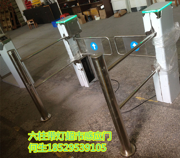 擺閘人行通道閘超市感應門全高閘圖片/擺閘人行通道閘超市感應門全高閘樣板圖 (3)