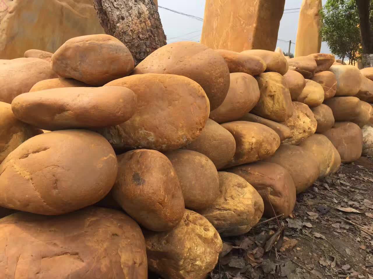 南陽市景觀石 鵝卵石駁岸石圖片
