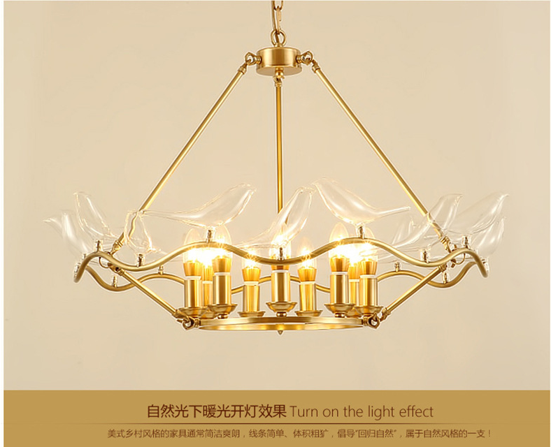 北歐輕奢后現(xiàn)代小鳥(niǎo)玻璃吊燈 客廳圖片/北歐輕奢后現(xiàn)代小鳥(niǎo)玻璃吊燈 客廳樣板圖 (1)