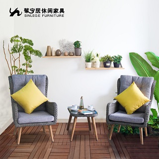 供應(yīng)花園露臺庭院云夢之境藤編休閑圖片