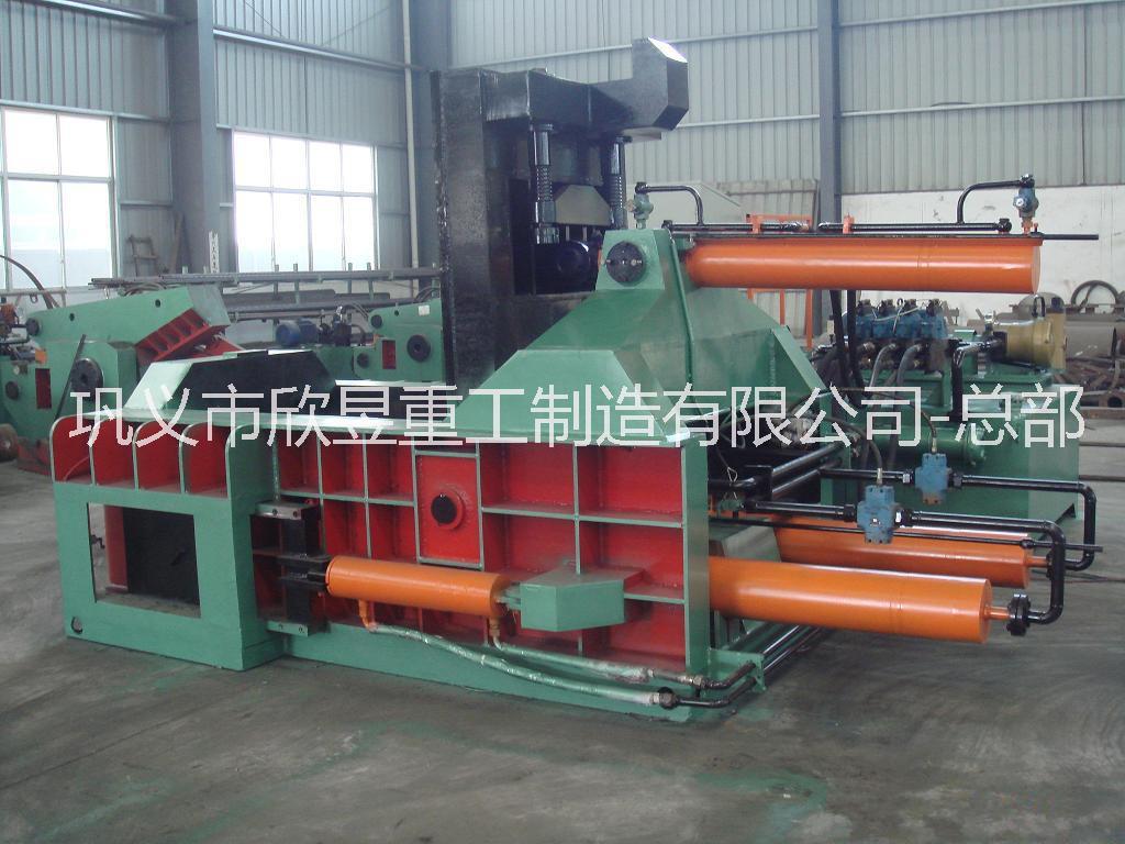 臥式打包機  金屬打包機 廢鐵打包機 廢舊金屬壓塊機 金屬打包機廠家