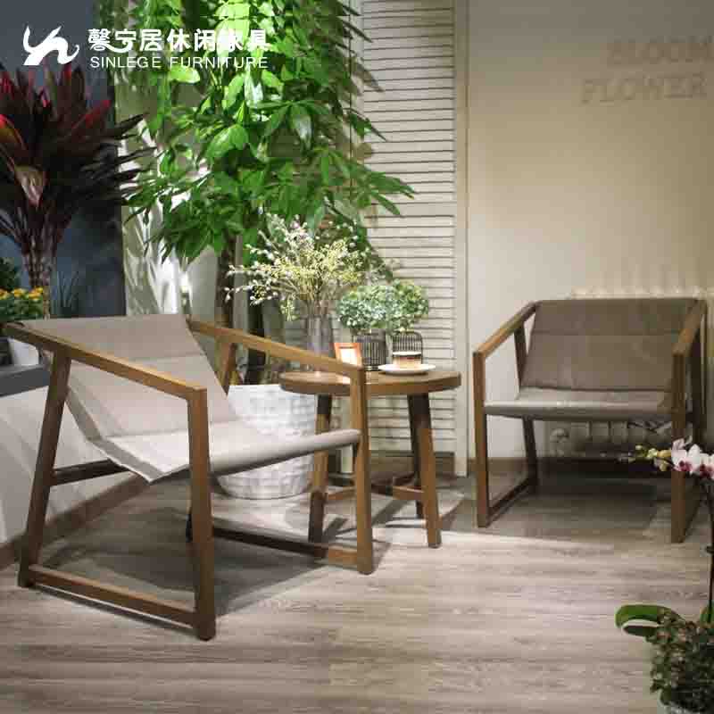 馨寧居戶外休閑桌椅庭院花園仿實(shí)木圖片