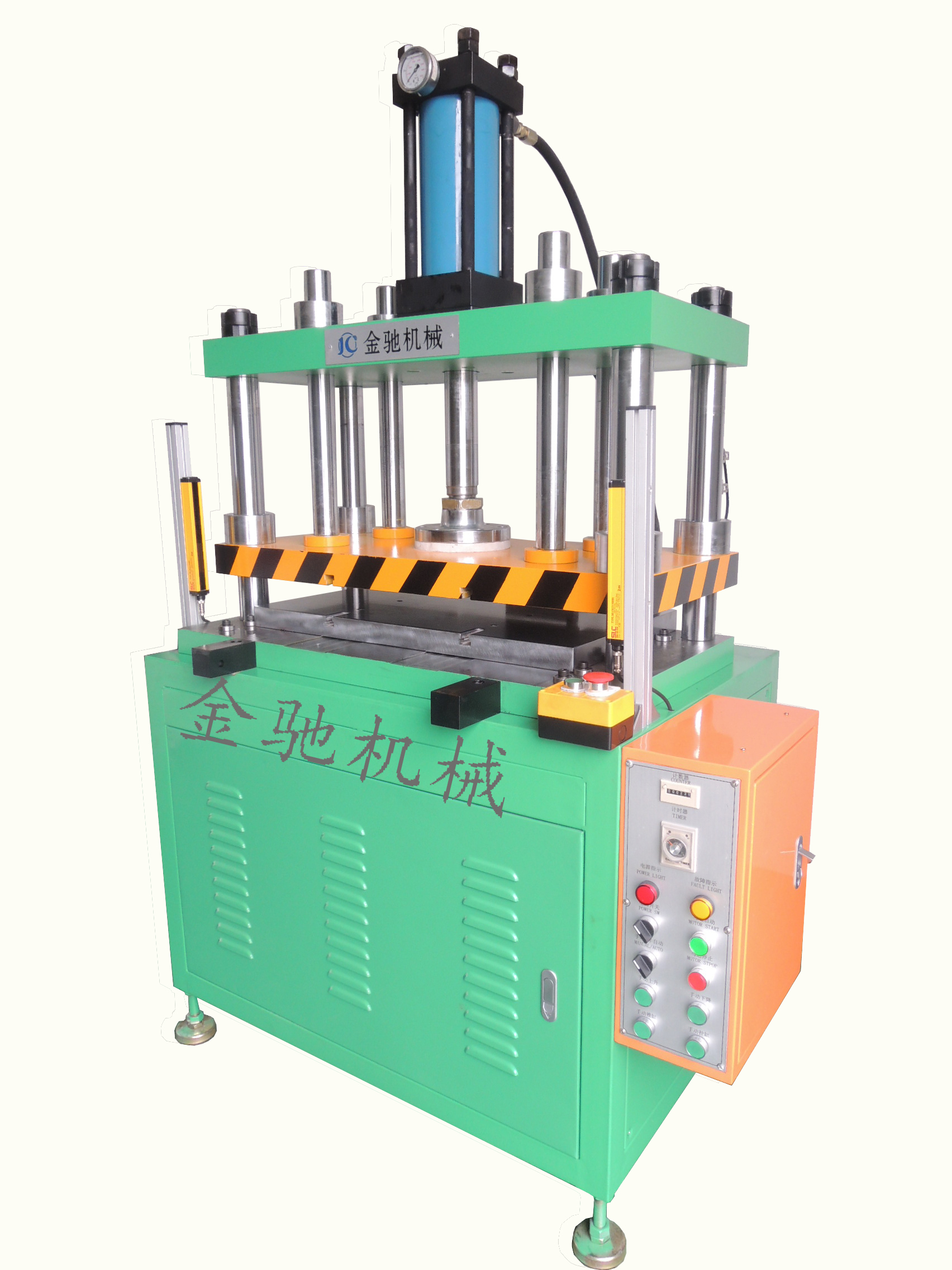 金馳定制滑臺式四柱三板油壓機圖片/金馳定制滑臺式四柱三板油壓機樣板圖 (2)