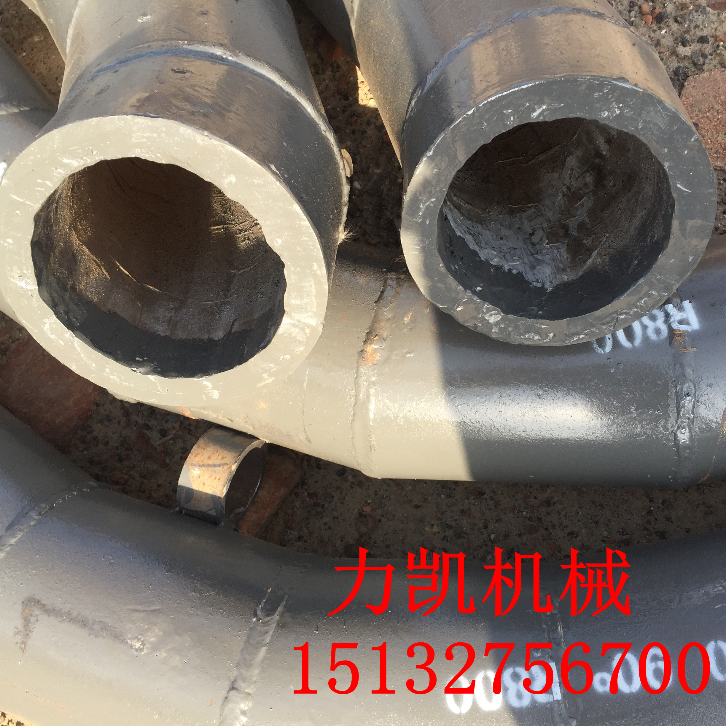 海拉爾伊敏電廠雙金屬?gòu)?fù)合耐磨管道