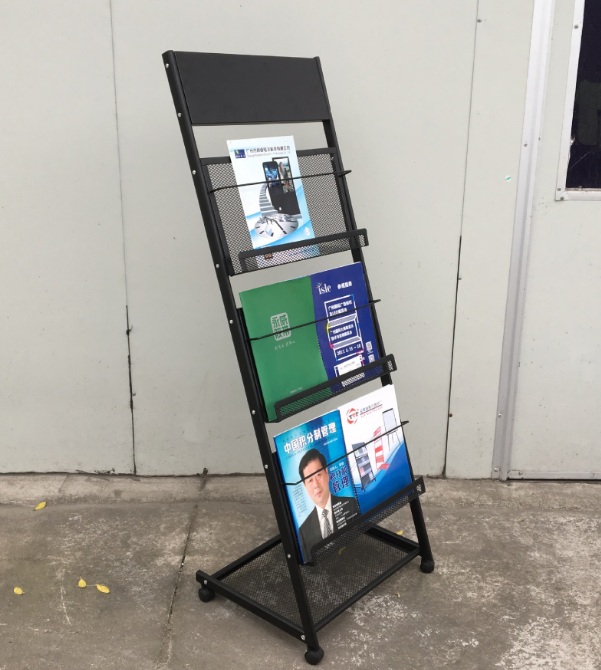 金屬資料架宣傳雜志架報(bào)刊架畫(huà)冊(cè)圖片