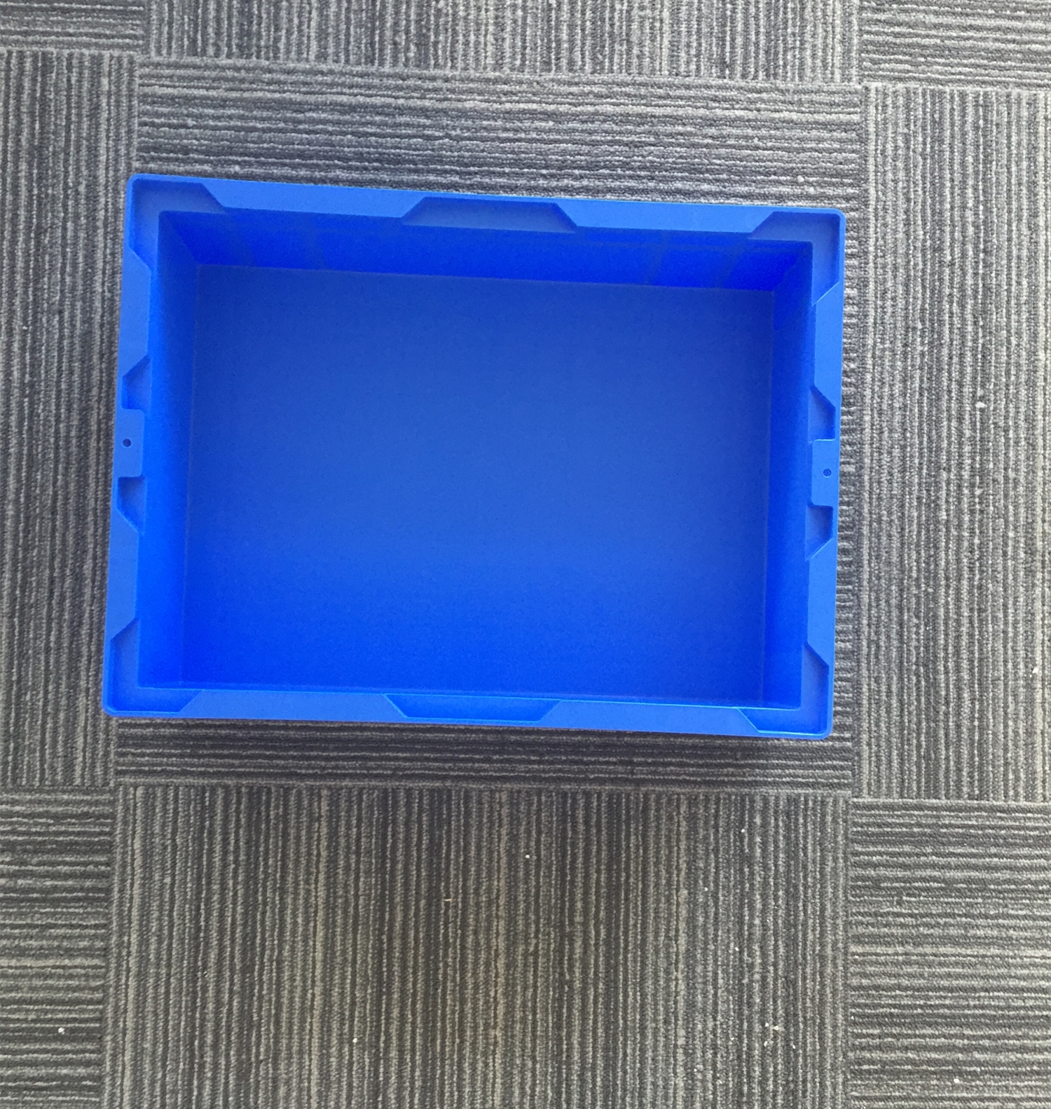 廠家批發(fā)銷售新款藍(lán)色HP-4A周轉(zhuǎn)箱，外435-325-110塑料HP箱