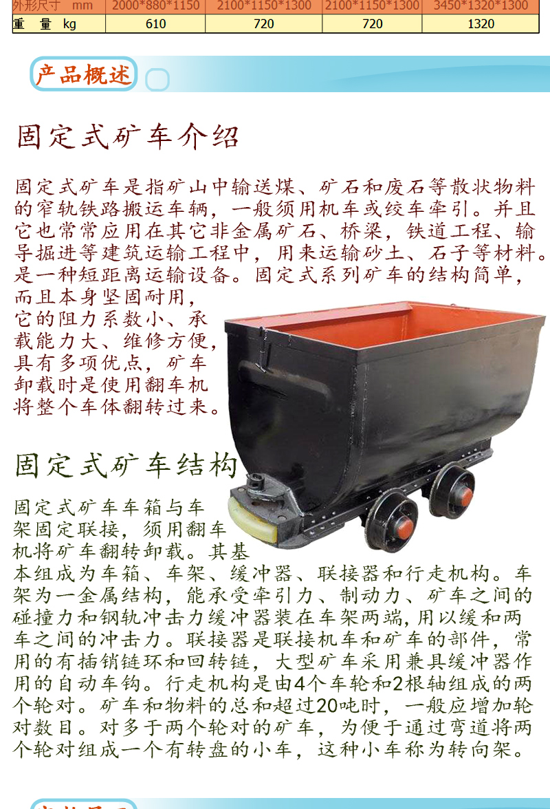 固定式礦車圖片/固定式礦車樣板圖 (2)