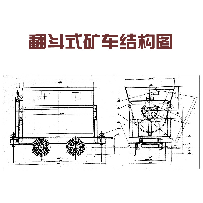 翻斗式礦車圖片/翻斗式礦車樣板圖 (2)