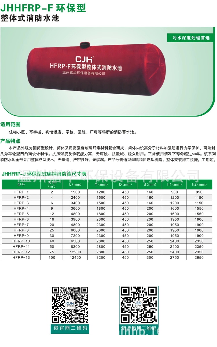 嘉華環(huán)保新型玻璃鋼整體式消防水池圖片/嘉華環(huán)保新型玻璃鋼整體式消防水池樣板圖 (4)