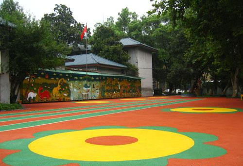 塑膠籃球場(chǎng)圖片/塑膠籃球場(chǎng)樣板圖 (1)