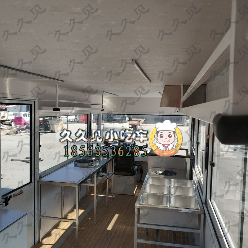 煎餅果子特流動餐車小吃車 美食車圖片