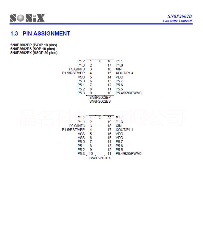 松翰單片機(jī)圖片/松翰單片機(jī)樣板圖 (4)