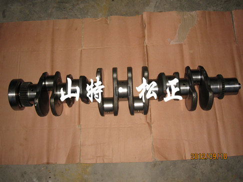 進口小松曲軸，小松PC220-8發(fā)動機SAA6D107曲軸總成