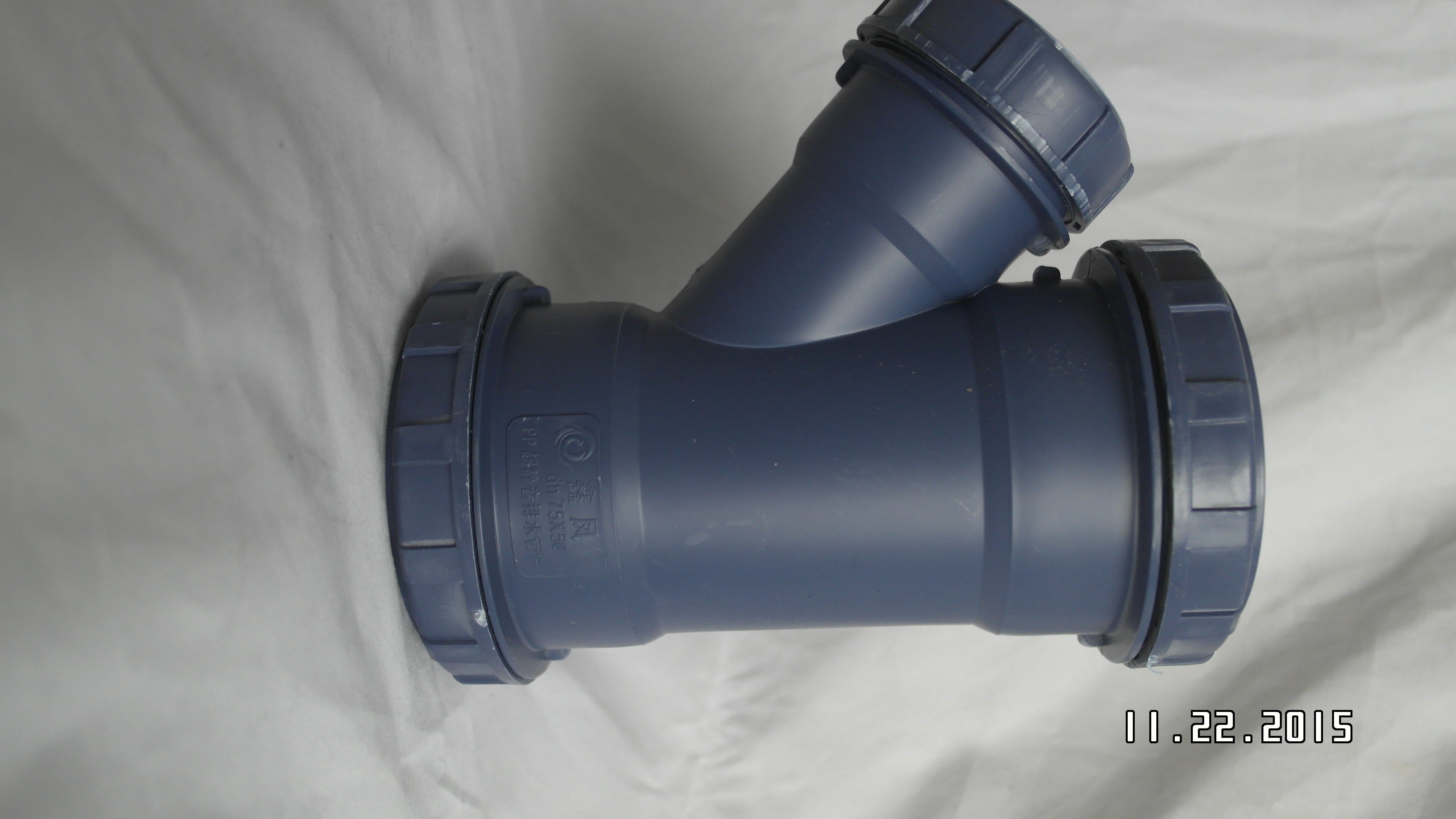 PP超靜音90度單擴頭彎頭圖片/PP超靜音90度單擴頭彎頭樣板圖 (3)