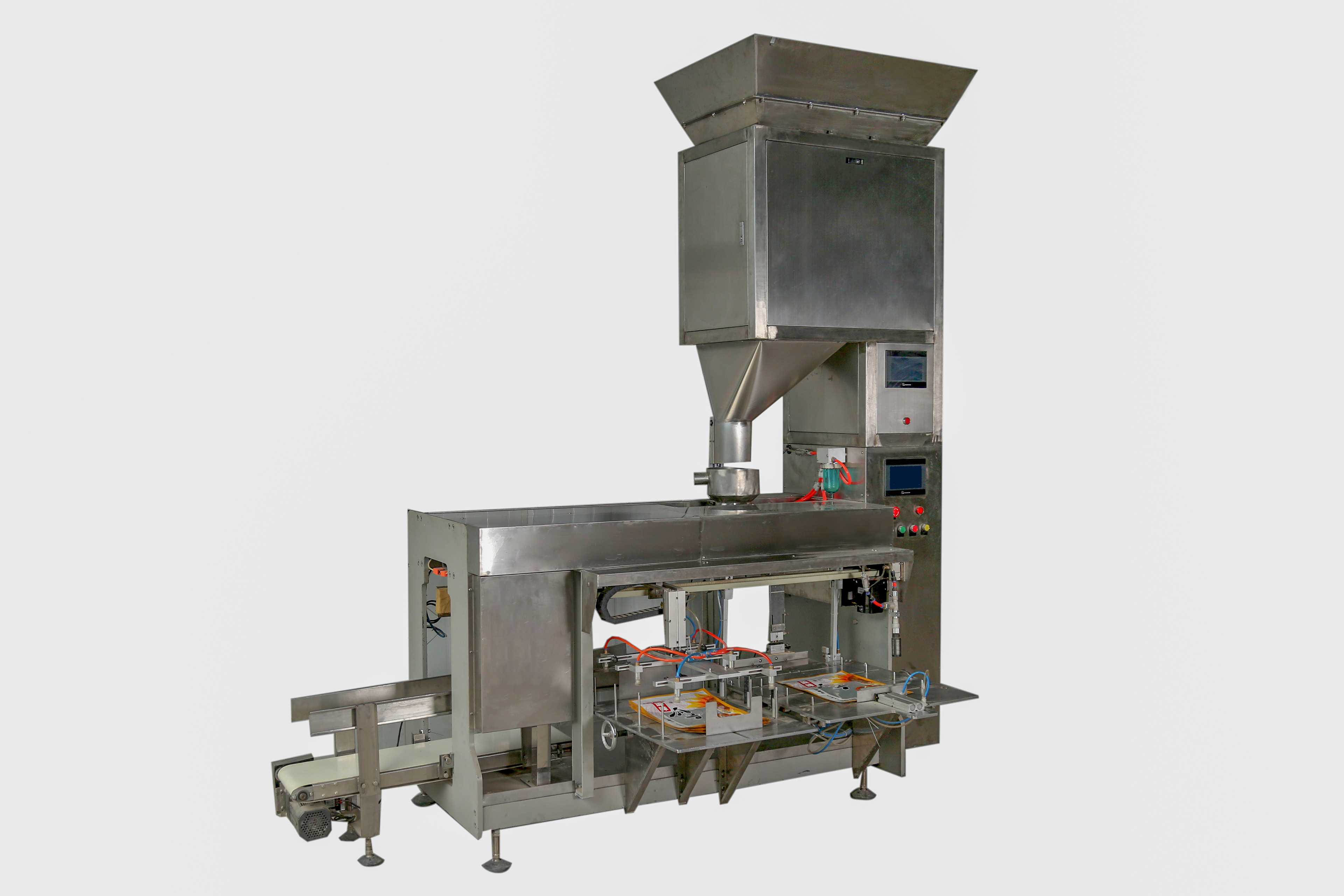 味精包裝機 鄭州中星全自動顆粒給袋包裝機