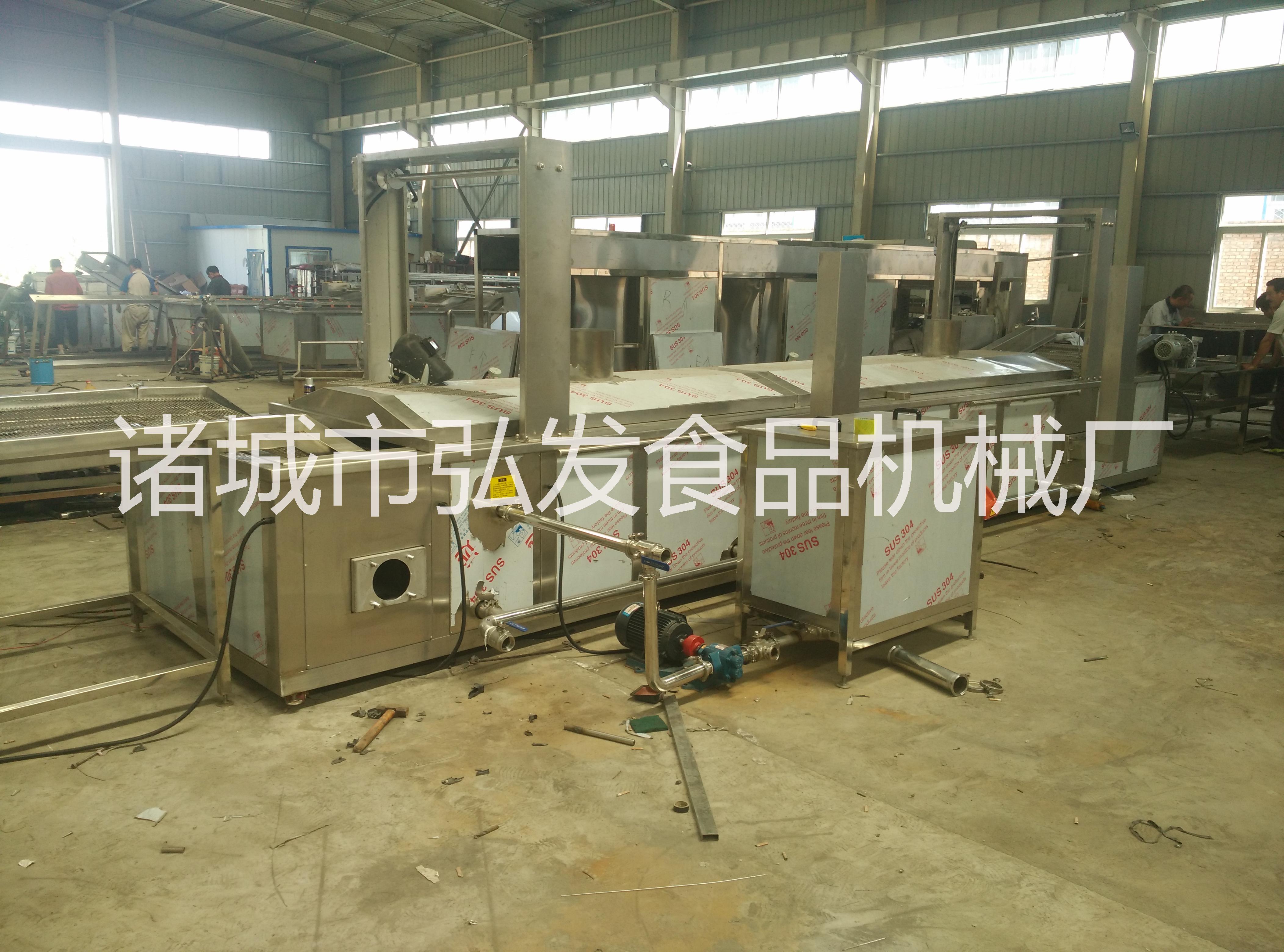 大型油炸流水線 丸子龍蝦油炸流水 雞叉魷魚圈油炸流水