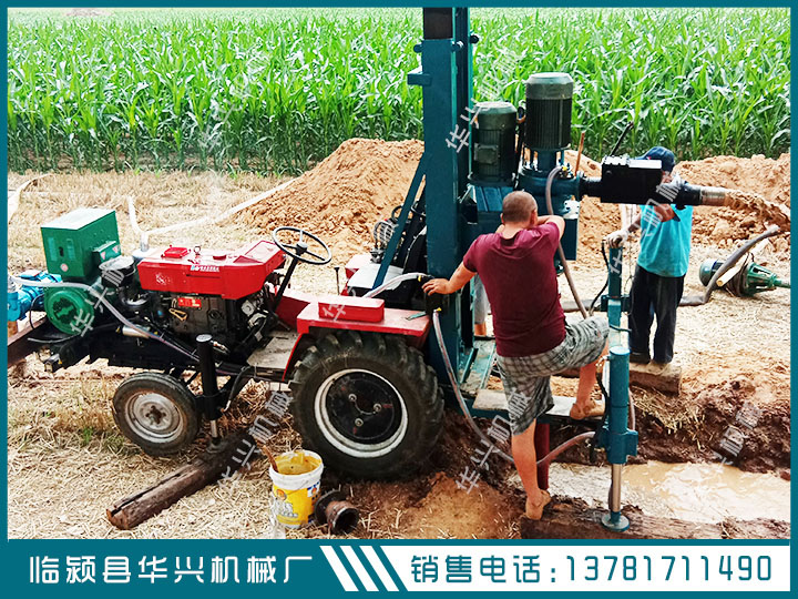 華興-拖拉機(jī)帶正反循環(huán)打井機(jī)圖片