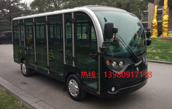 14座封閉式電動觀光車圖片