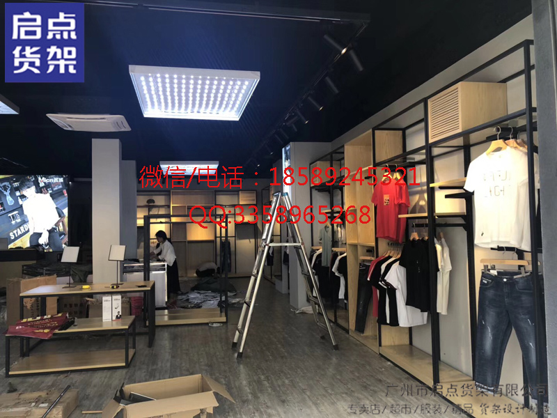 男裝陳列展示架圖片/男裝陳列展示架樣板圖 (3)