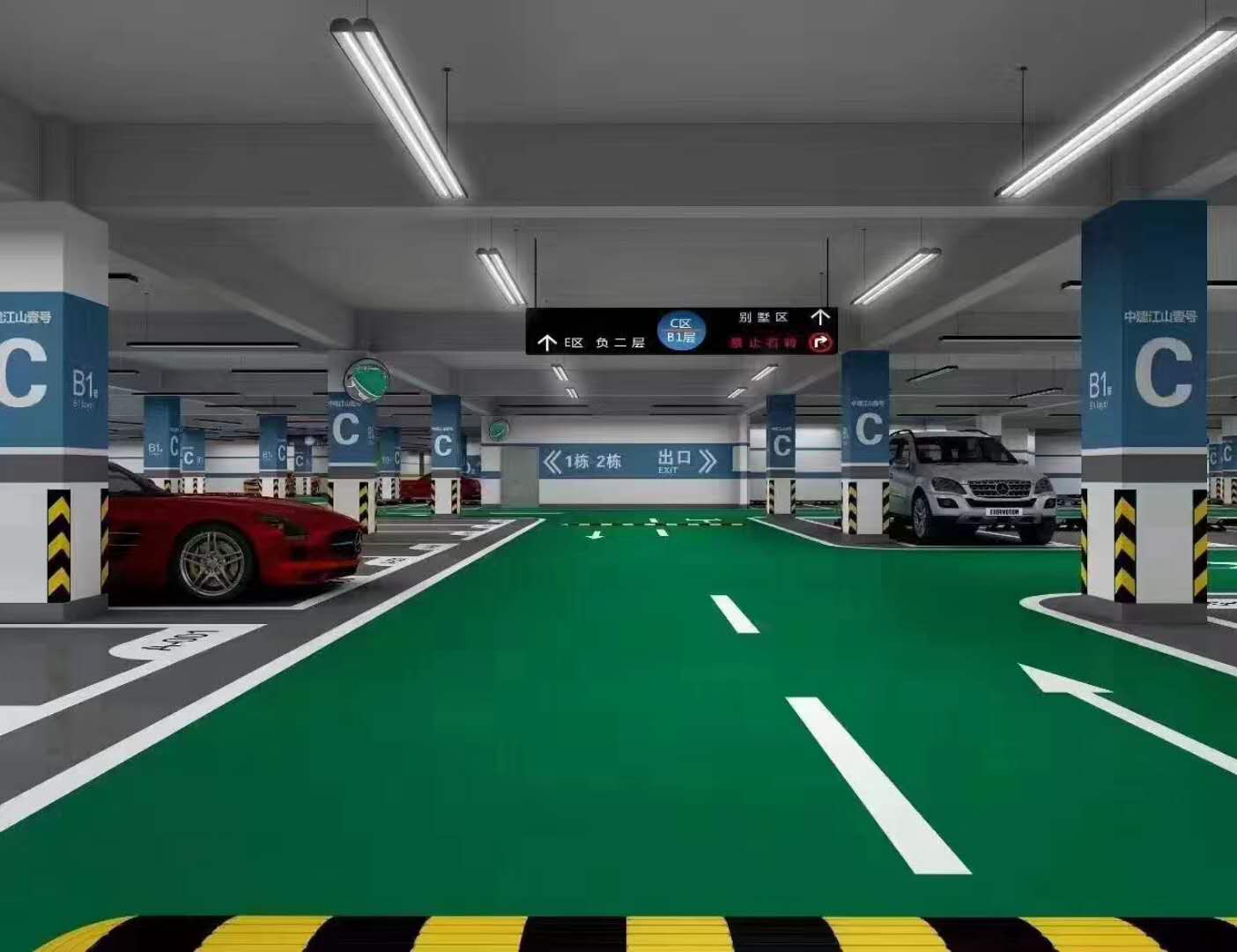 環(huán)氧地坪漆施工圖片/環(huán)氧地坪漆施工樣板圖 (4)