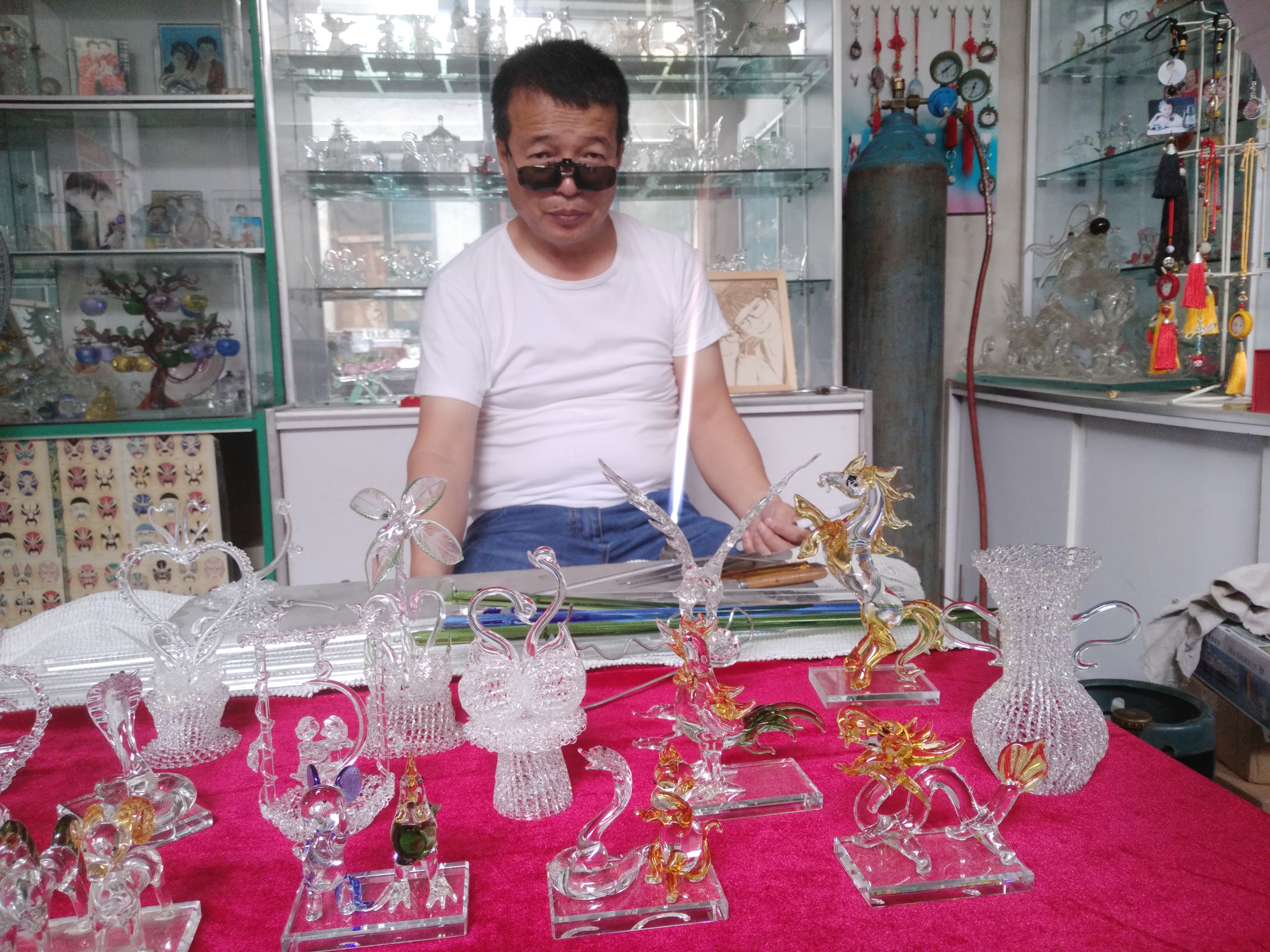 水晶工藝品禮品飾品天鵝