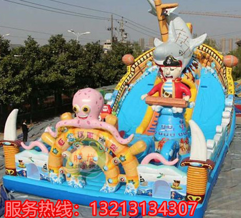 蜘蛛俠兒童充氣滑梯圖片/蜘蛛俠兒童充氣滑梯樣板圖 (2)