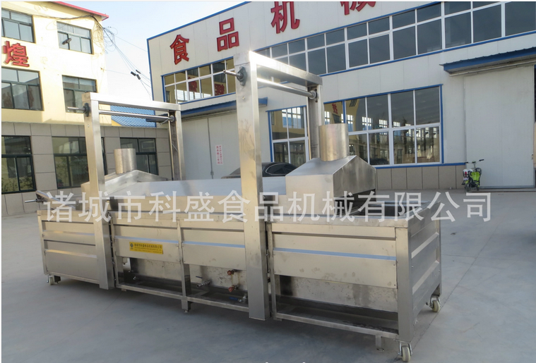 河北保定大型不銹鋼肉制品油炸流水線-全自動大型肉制品油炸流水線廠家直銷